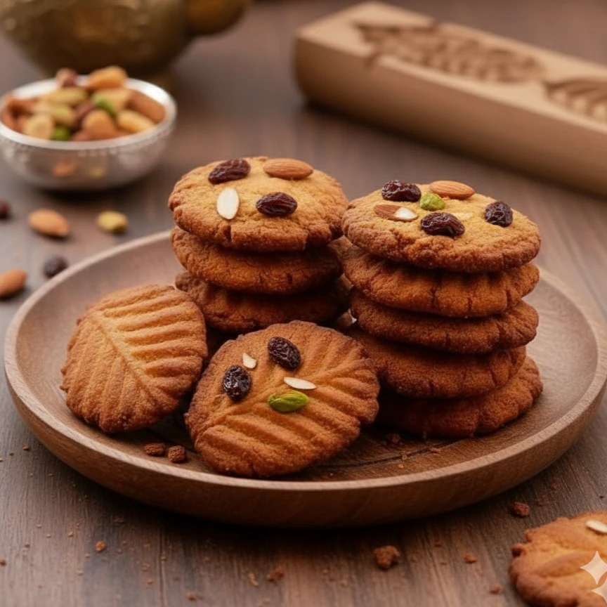 Dry fruits Thekua assortment